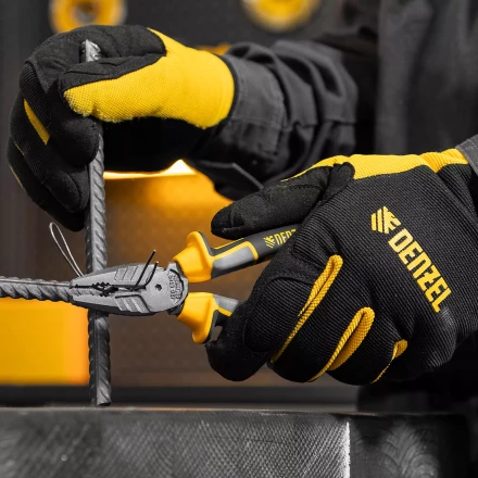 Плоскогубцы комбинированные 180 мм Denzel 17081, трехкомпонентные рукоятки купить в Ижевске