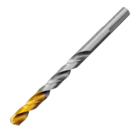 Сверло спиральное по металлу Denzel 7,0 x 109 мм, Р6М5, Golden Tip, 718237