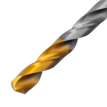 Сверло спиральное по металлу Denzel 7,0 x 109 мм, Р6М5, Golden Tip, 718237 купить в Ижевске