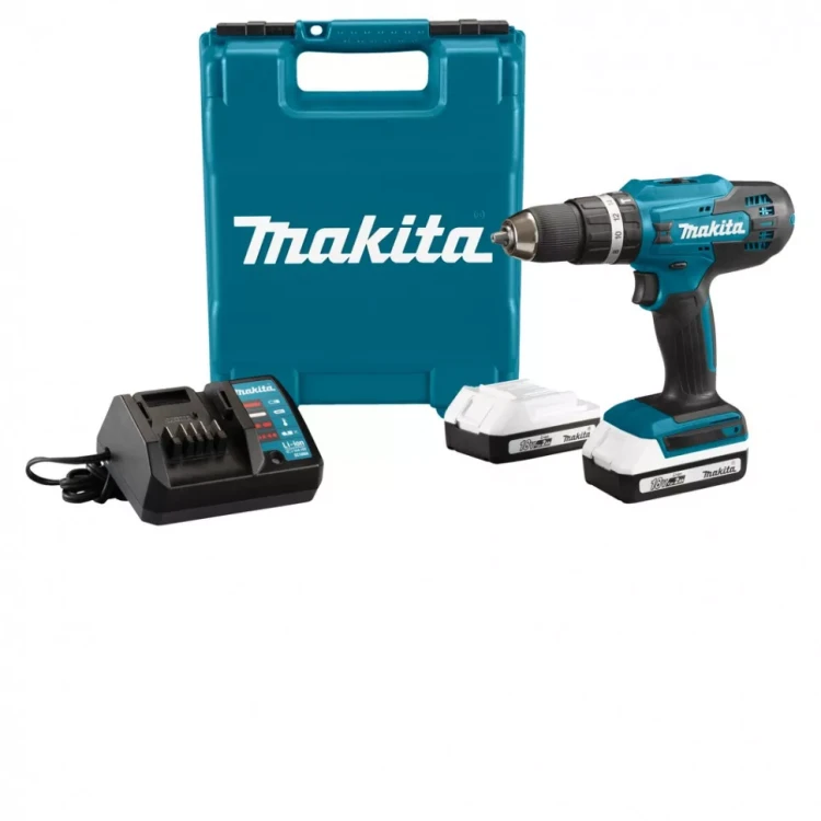 Аккумуляторная ударная 18В дрель-шуруповерт Makita HP488D006 (2*АКБ 2Ач тип G, ЗУ) купить в Ижевске
