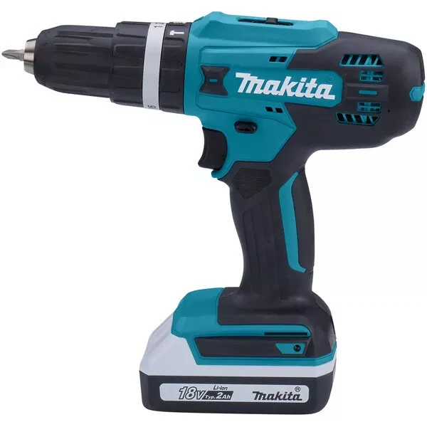 Аккумуляторная ударная 18В дрель-шуруповерт Makita HP488D006 (2*АКБ 2Ач тип G, ЗУ) купить в Ижевске