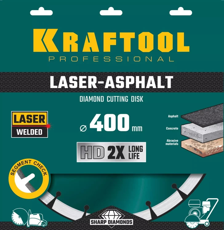 Диски алмазные отрезные для бетонорезов и швонарезчиков ASPHALT 36687-400 купить в Ижевске