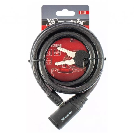 Замок тросовый универсальный 12 х 1200 мм Matrix 91836 купить в Ижевске