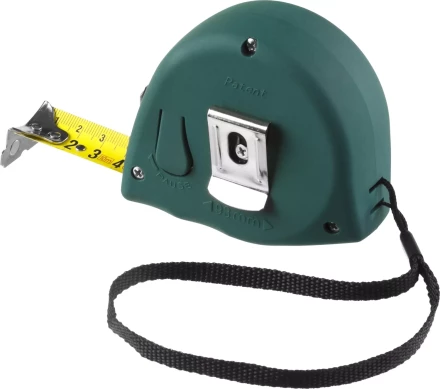 Рулетка KRAFTOOL GRAND, обрезиненный пластиковый корпус, 10м/25мм 34022-10-25 купить в Ижевске