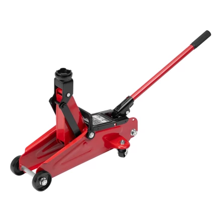 Домкрат гидравлический подкатной, 2 т, 140-340 мм, в пласт. кейсе// MTX 51081 купить в Ижевске