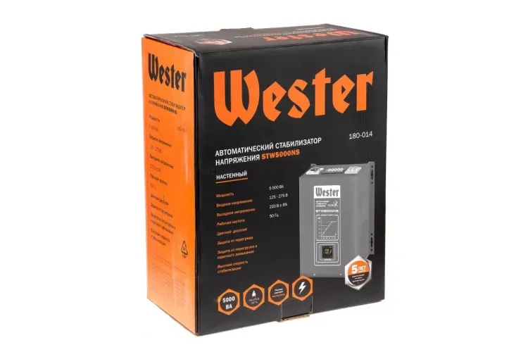 Стабилизатор напряжения WESTER STW5000NS купить в Ижевске