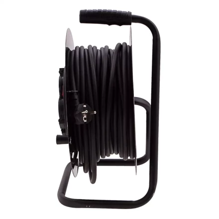 Удлинитель силовой 30 м, 16А, тип УХз16, КГ 3 x 1.5 мм, на стальной катушке, 4 розетки Сибртех 95876 купить в Ижевске