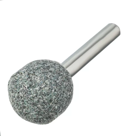 Шарошка абразивная, шар, 19 мм, для дрели , хвостовик d6 мм, 63С Denzel 76023 купить в Ижевске