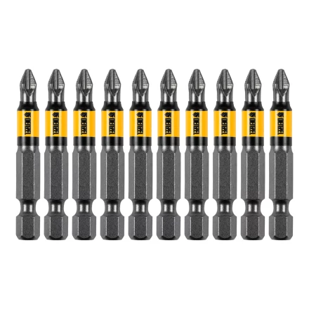 Бита PH2х50, сталь S2, цилиндр., 10 шт. Е 6,3 Denzel 11641 купить в Ижевске