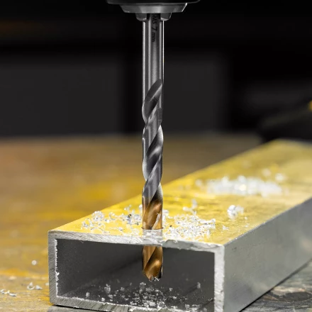 Сверло спиральное по металлу Denzel 7,5 x 109 мм, Р6М5, Golden Tip, 718238 купить в Ижевске