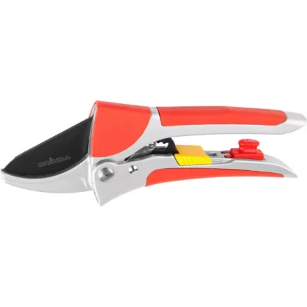 Секатор GRINDA &quot;EXPERT&quot;, алюминиевые ручки, упорная пластина, храповый механизм, 200мм 8-423037_z01 купить в Ижевске