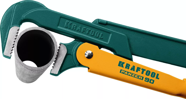 Ключ трубный с прямыми губками KRAFTOOL PANZER-90 2734-05 купить в Ижевске