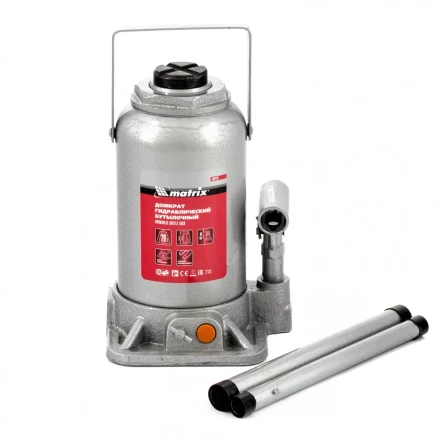 Домкрат гидравлический бутылочный 20 т h подъема 244-449 мм Matrix 50778 купить в Ижевске