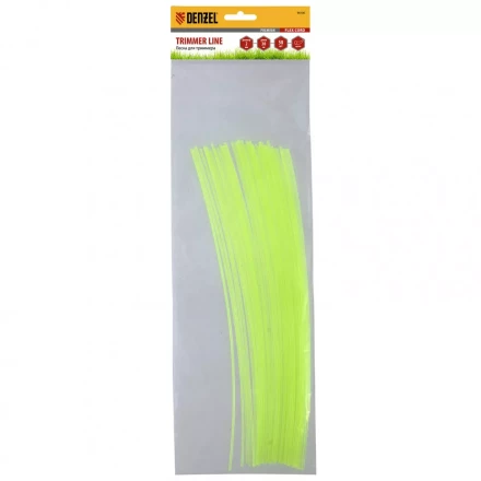 Леска для триммера круглая нарезанная 2 мм х 30 см 50 шт Flex cord Denzel 96100 купить в Ижевске