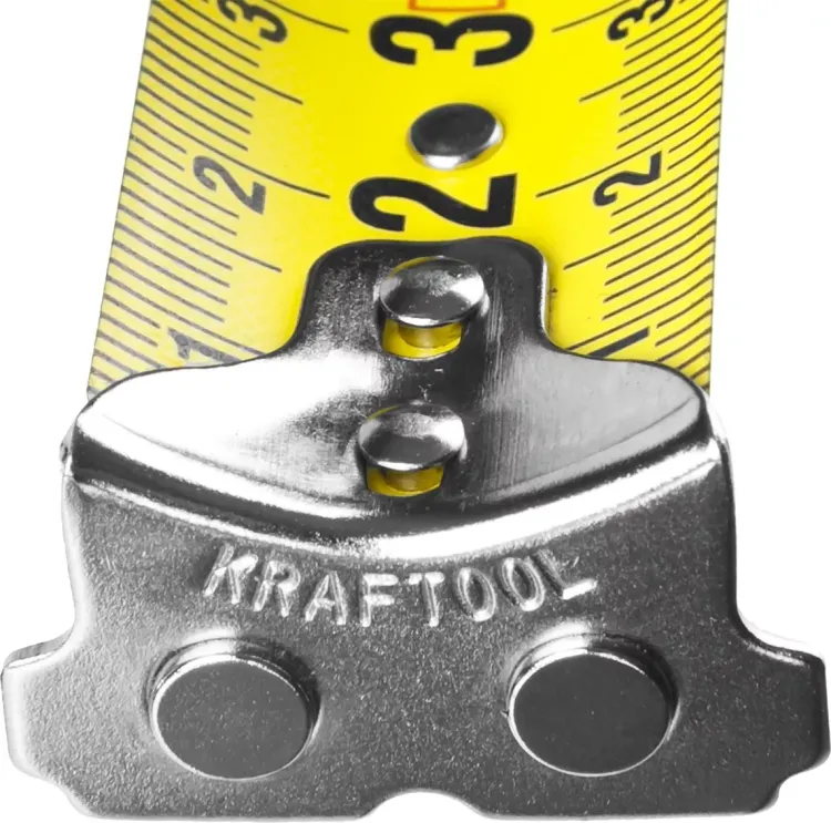 Рулетка KRAFTOOL GRAND, обрезиненный пластиковый корпус, 5м/25мм 34022-05-25 купить в Ижевске