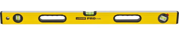 Уровень STAYER "PROFI" PROSTABIL профессион коробчатый, усилен, 2 фрезер поверхн, 3 ампулы (1 поворотная), ручки, 80 см 3471-080_z01 купить в Ижевске