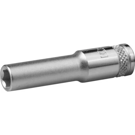 Торцовая головка KRAFTOOL "INDUSTRIE QUALITAT", удлиненная, Cr-V, FLANK, хромосатинированная, 1/4", 6 мм 27817-06_z01 купить в Ижевске