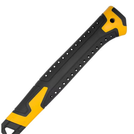 Молоток строительный 450 г, цельнокованый,боек с магнитом, двухкомп. обрезин. рук-ка Denzel 10468 купить в Ижевске