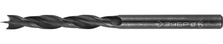 ЗУБР. Сверло спиральное по дереву с М-образной заточкой, сталь 65Г, 6х90мм 29421-090-06 купить в Ижевске