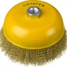 STAYER "PROFESSIONAL". Щетка чашечная для УШМ, витая стальная латунированная проволока 0,3мм, 150ммхМ14 35125-150 купить в Ижевске