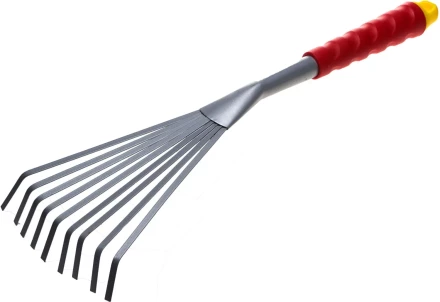 Грабельки GRINDA веерные с плоскими зубцами, из углеродистой стали с коннекторной системой, 420 мм 8-421453_z01 купить в Ижевске