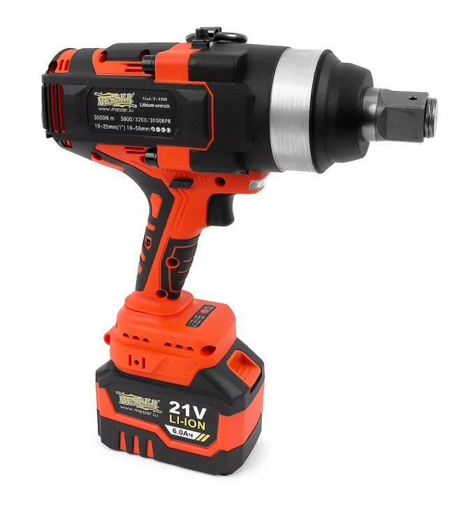 Аккумуляторный ударный гайковерт MESSER T9300 3000Нм 6Ач купить в Ижевске