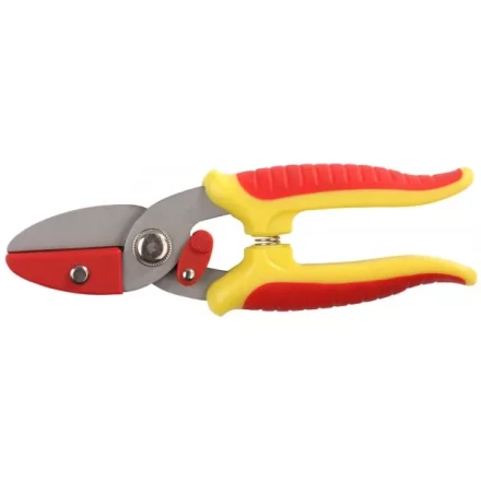 Секатор GRINDA &quot;МИНИ&quot; с 2-комп. ручками, с упорной наковальней, макс. диаметр реза - 8мм, 175мм 8-423285 купить в Ижевске