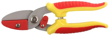 Секатор GRINDA &quot;МИНИ&quot; с 2-комп. ручками, с упорной наковальней, макс. диаметр реза - 8мм, 175мм 8-423285 купить в Ижевске