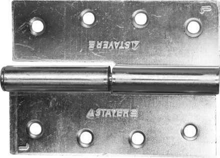Петля дверная STAYER &quot;MASTER&quot; разъемная, цвет белый цинк, левая, 100мм 37613-100-1L купить в Ижевске