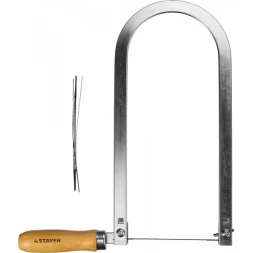 Лобзик STAYER "MASTER", деревянная ручка, 130х250мм без полотен 1530-25_z01