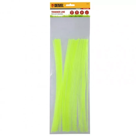 Леска для триммера круглая нарезанная 2,4 мм х 30 см 50 шт Flex cord Denzel 96101 купить в Ижевске