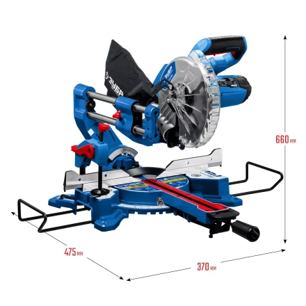 ЗУБР Профессионал ППТ-216-П пила торцовочная с протяжкой, d 216 х 30 мм, 1800 Вт купить в Ижевске
