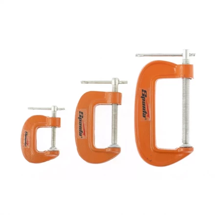 Набор: струбцины G-образные, 3 шт., 25-50-75 мм SPARTA 206755 купить в Ижевске