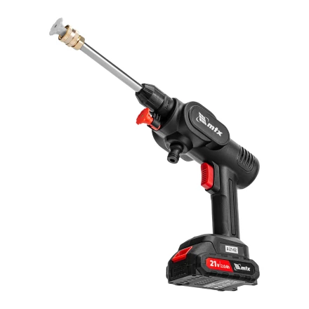 Моечная машина высокого давления аккумуляторная А-21-02, 40 бар, 4 л/мин, Li-ion 21 В, 2 акк.// MTX купить в Ижевске