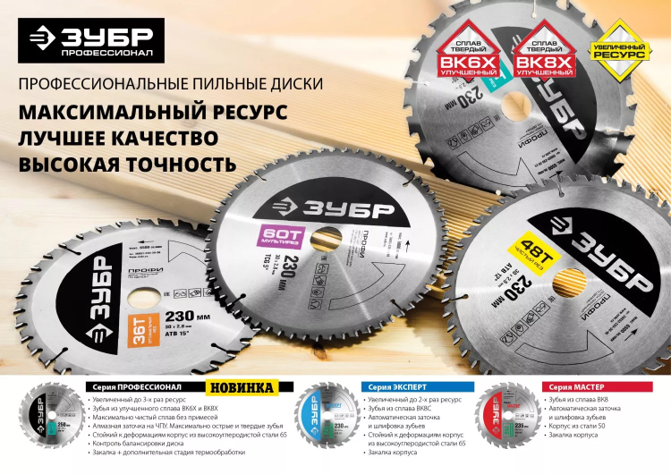 Диск пильный ЗУБР "ПРОФИ" "Точный-МУЛЬТИ рез" по алюминию, ламинату, пластику, ДСП, 80Т, 250х32мм 36853-250-32-80 купить в Ижевске