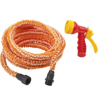 Набор поливочный GRINDA: удлиняющийся шланг 15м, пистолет-распылитель 7-ми позиционный 428496-15 купить в Ижевске