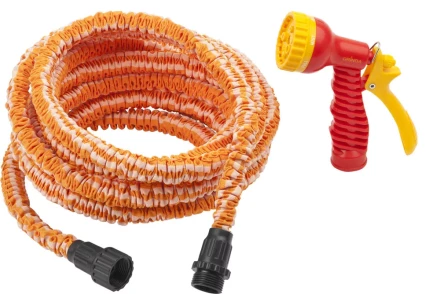 Набор поливочный GRINDA: удлиняющийся шланг 15м, пистолет-распылитель 7-ми позиционный 428496-15 купить в Ижевске