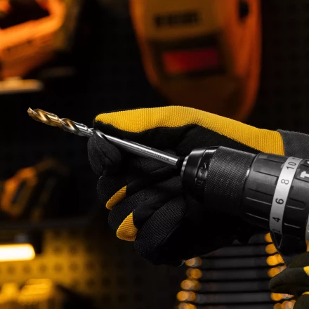 Сверло спиральное по металлу Denzel 8,5 x 117 мм, Р6М5, Golden Tip, 718240 купить в Ижевске