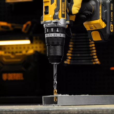 Сверло спиральное по металлу Denzel 8,5 x 117 мм, Р6М5, Golden Tip, 718240 купить в Ижевске