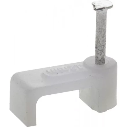 Скоба-держатель для плоского кабеля, с оцинкованным гвоздем, 12 мм, 60 шт, STAYER Master 4511-12 4511-12 купить в Ижевске