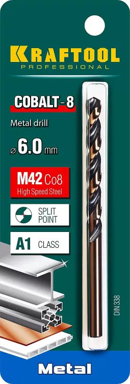 Сверла по металлу HSS-Co 29656-6 купить в Ижевске