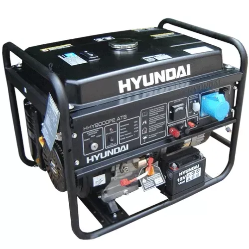 Бензогенератор Hyundai HHY 9000FЕ ATS + колеса купить в Ижевске