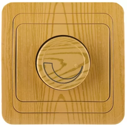 Диммер СВЕТОЗАР "ГАММА" цвет ольха, 60-800Вт SV-54142-A купить в Ижевске