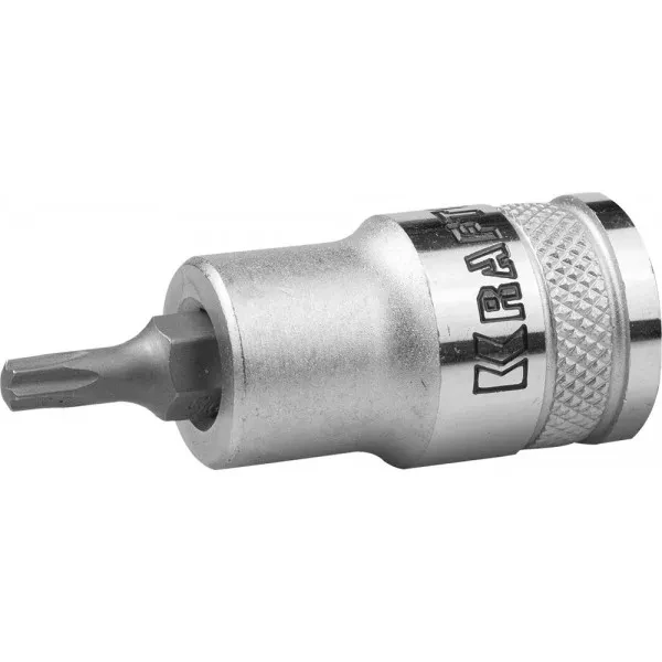 Торцовая бита-головка KRAFTOOL "INDUSTRIE QUALITAT", материал S2, TORX, сатинированная, 1/2", Т25 27905-25_z01 купить в Ижевске