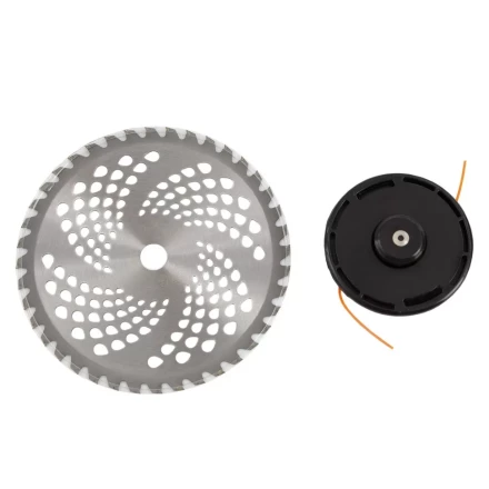 Триммер бензиновый DTL-33, 33 см3, неразъемная штанга, состоит из 2 частей Denzel 96261 купить в Ижевске