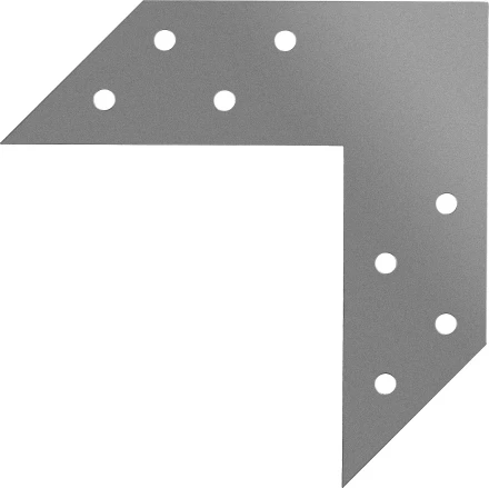 ЗУБР УС-2.0, 120 x 120 x 35 x 2 мм, угловой соединитель (31044-120) купить в Ижевске