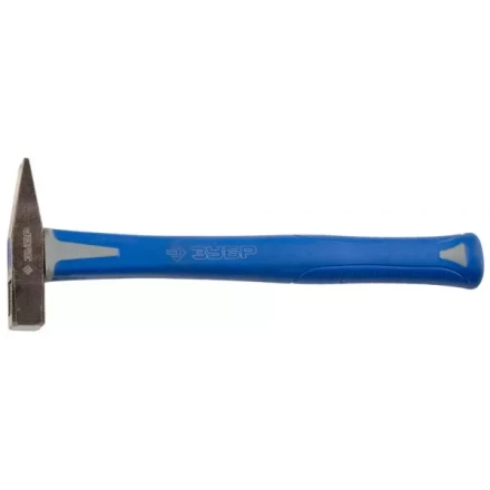 Молоток ЗУБР &quot;ЭКСПЕРТ&quot; слесарный, кованый, фиберглассовая, полностью обрезиненная рукоятка, 100г 20035-01 купить в Ижевске