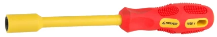 Отвертка STAYER &quot;INSULATED&quot; MAX-GRIP диэлектрич, Cr-V, HEX 9x125мм 25829-09-125 G купить в Ижевске