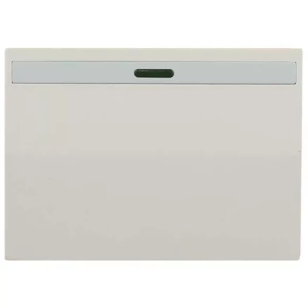 Выключатель СВЕТОЗАР &quot;ЭФФЕКТ&quot; одноклавишный, с эффектом свечения, без вставки и рамки, цвет бежевый, 10A/~250B SV-54431-B купить в Ижевске