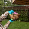 Кашпо подвесное с декором, с кокосовой корзиной, диаметр, 30 см Palisad 690108 купить в Ижевске